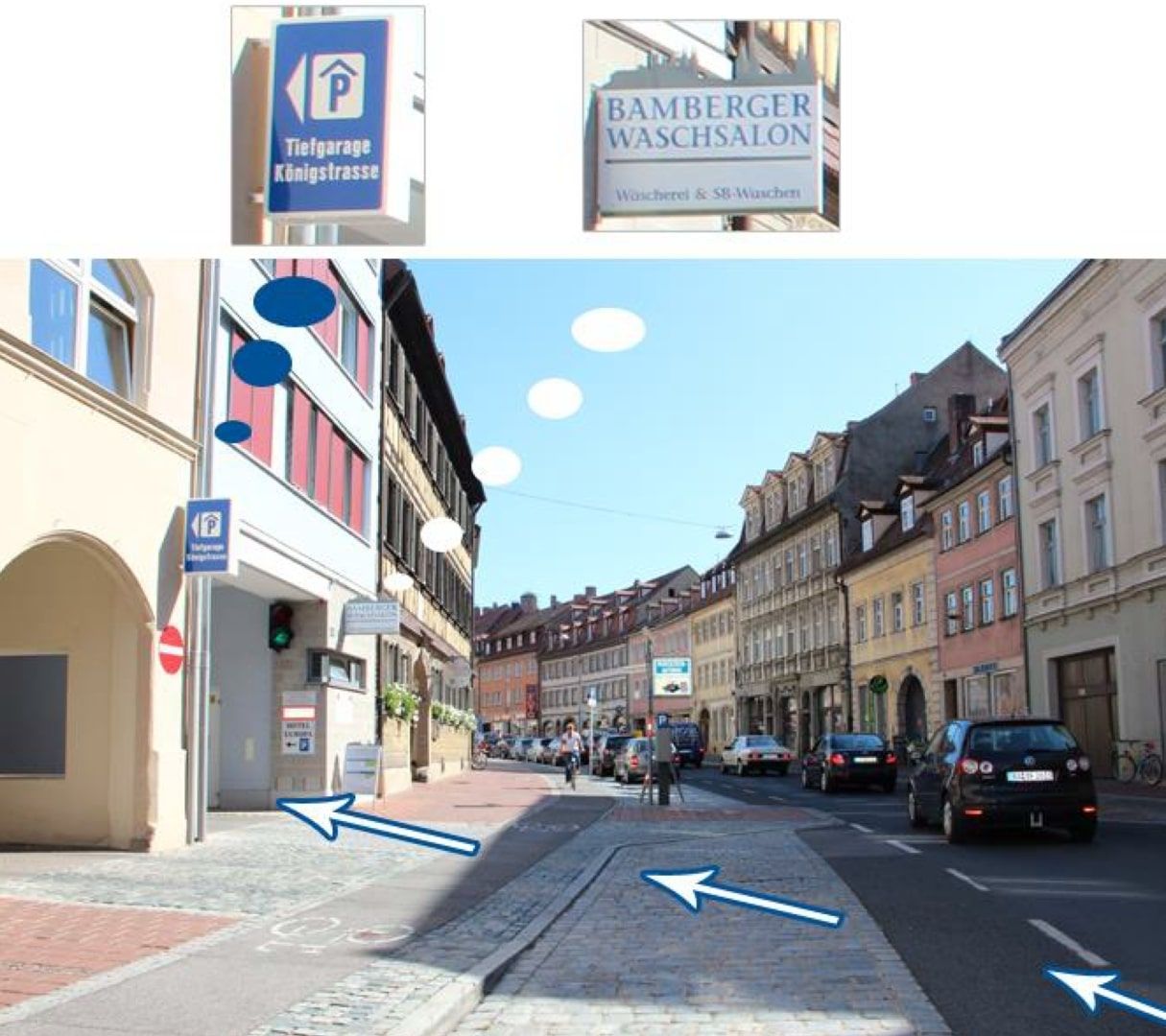 Tiefgarage Einfahrt Königstrasse